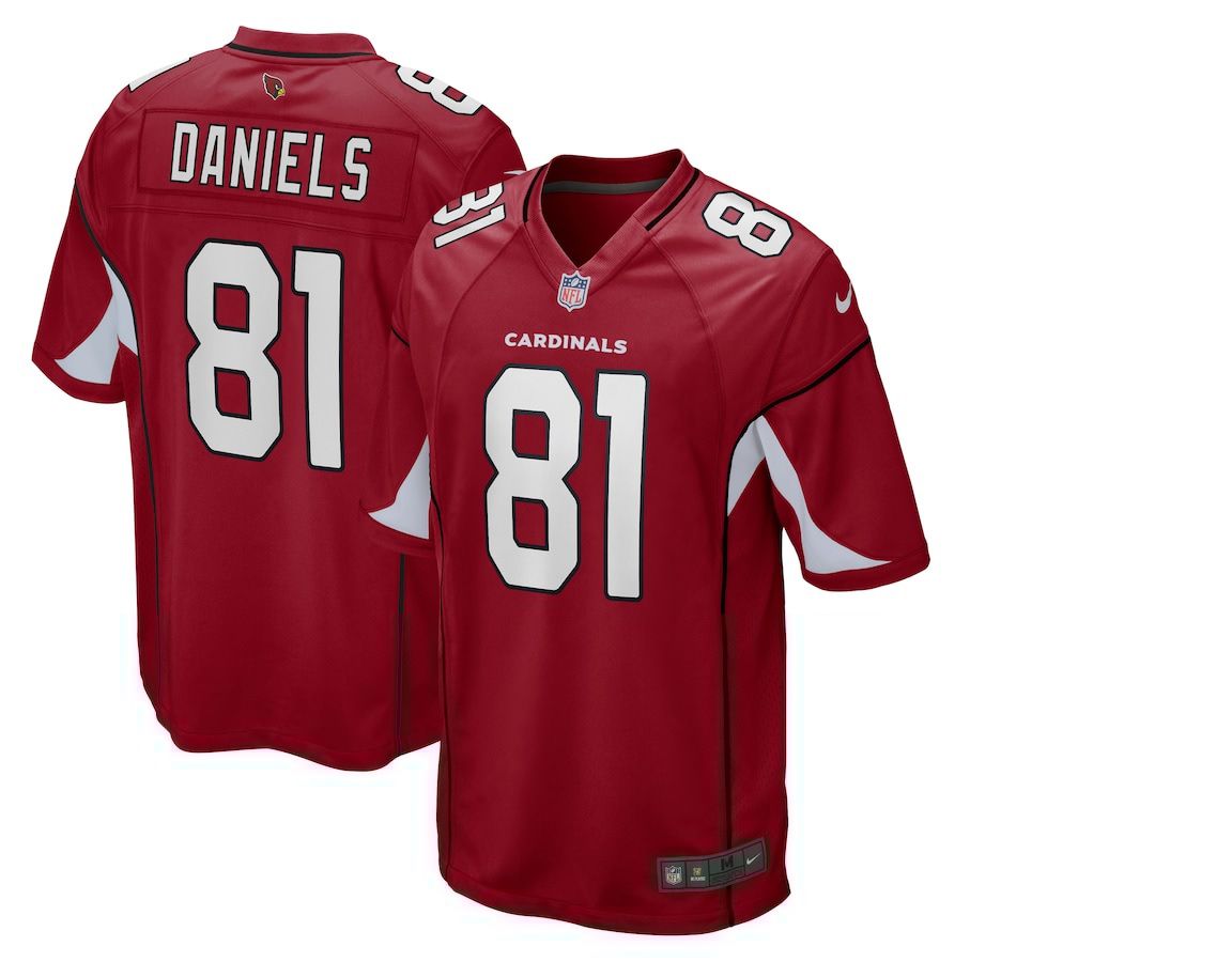 Men Arizona Cardinals #81 Darrell Daniels Nike Cardinal Game NFL Jersey->arizona cardinals->NFL Jersey